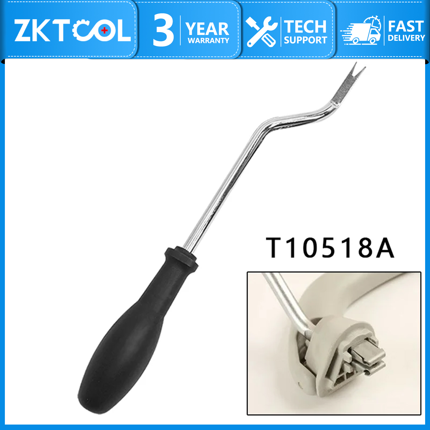 Interior Design Tools - เครื่องมือถอดแฮนด์รถยนต์ t10518 t10518a t10517 เครื่องมือพิเศษสำหรับถอดที่วางแขนสำหรับรถยนต์ vag