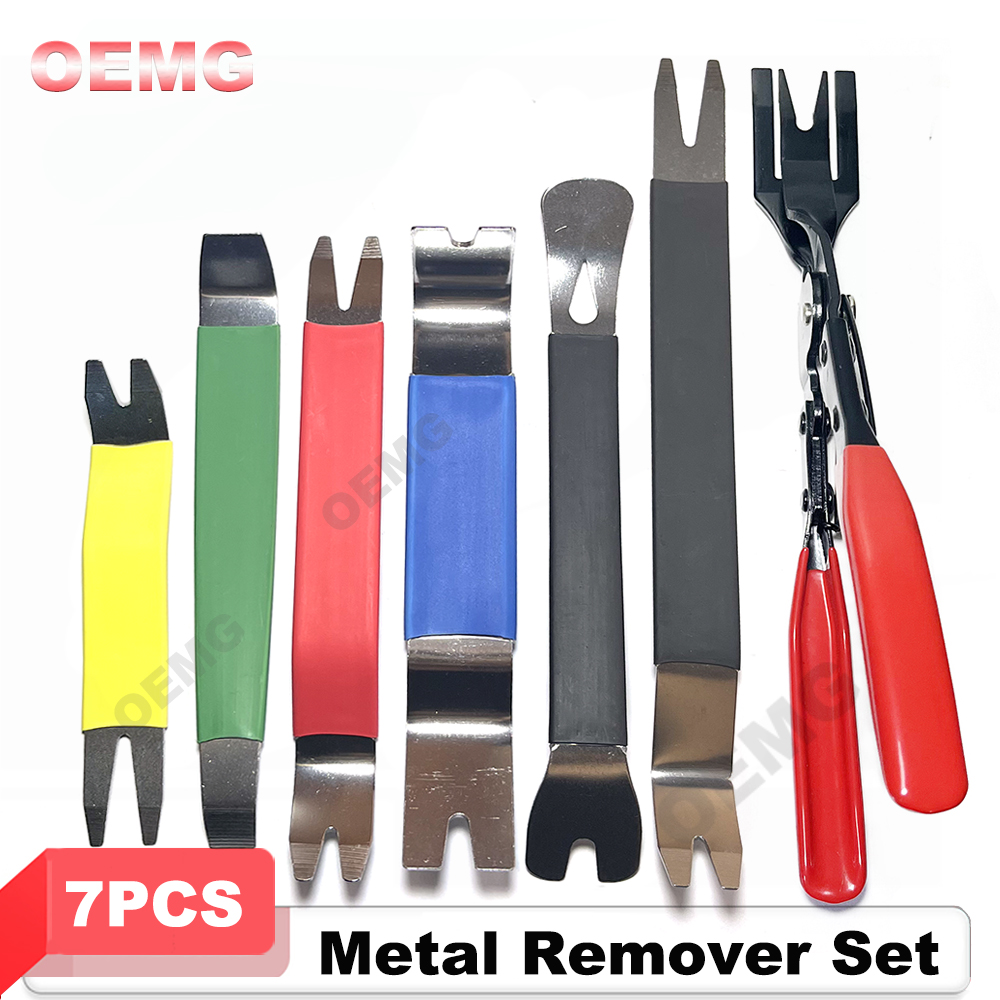 Interior Design Tools - อุปกรณ์กำจัดแต่งแผงหน้าปัดรถยนต์แบบคลิปประตูรถยนต์ทำจากสเตนเลสสตีลอุปกรณ์กำจัดเครื่องเสียงสำหรับตกแต่งภายในรถที่ซ่อมรถ