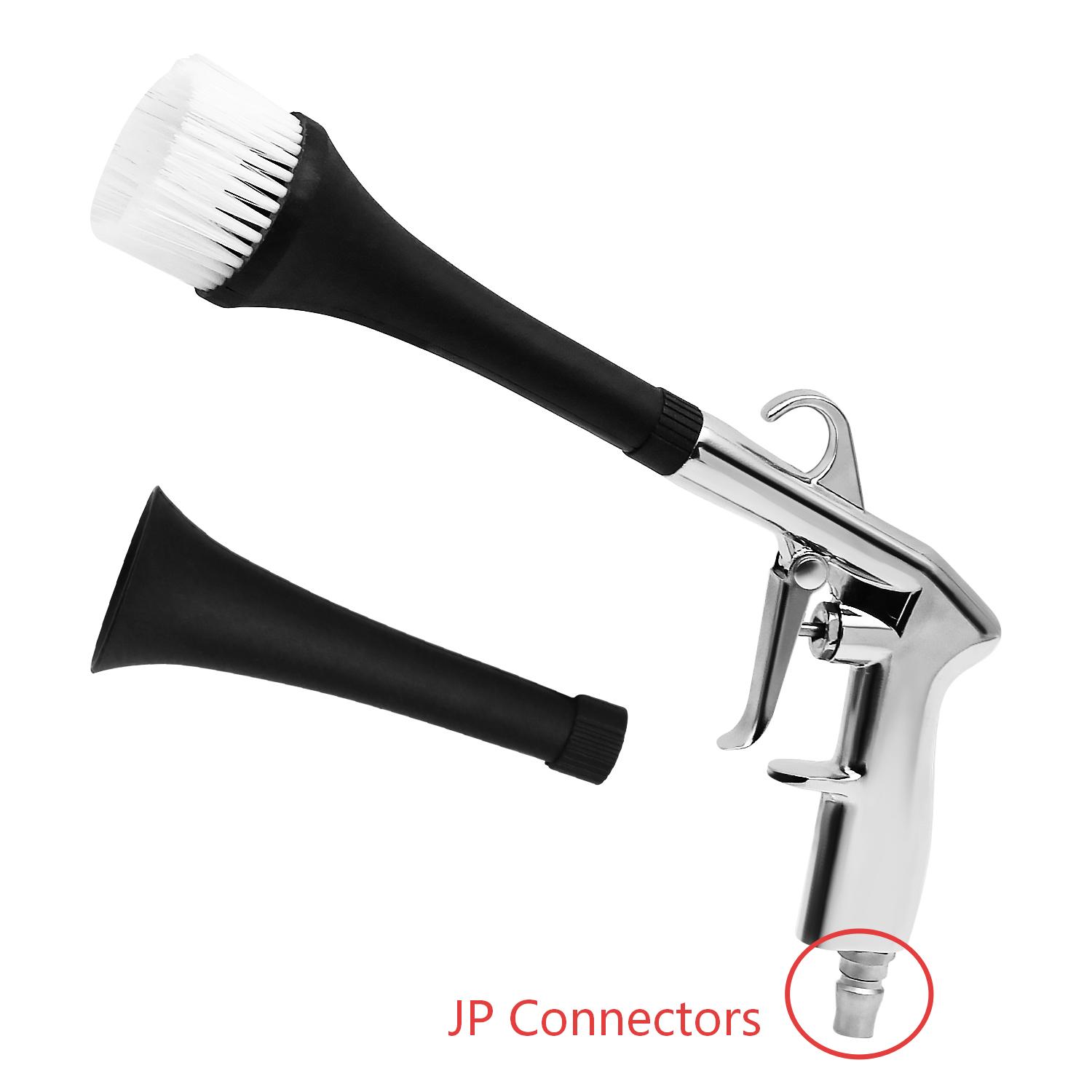 Interior Design Tools - ปืนฉีดล้างรถยนต์อลูมิเนียมอัลลอยด์ 1 ชิ้น, เครื่องมือทำความสะอาดแบบเป่าลมแห้งแรงดันสูงขนาด 1/4 นิ้ว,