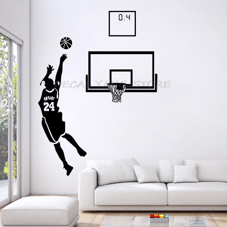 กีฬา Theme Wall Decals บาสเกตบ - Interior Design Magazine บทวิจารณ์และราคา