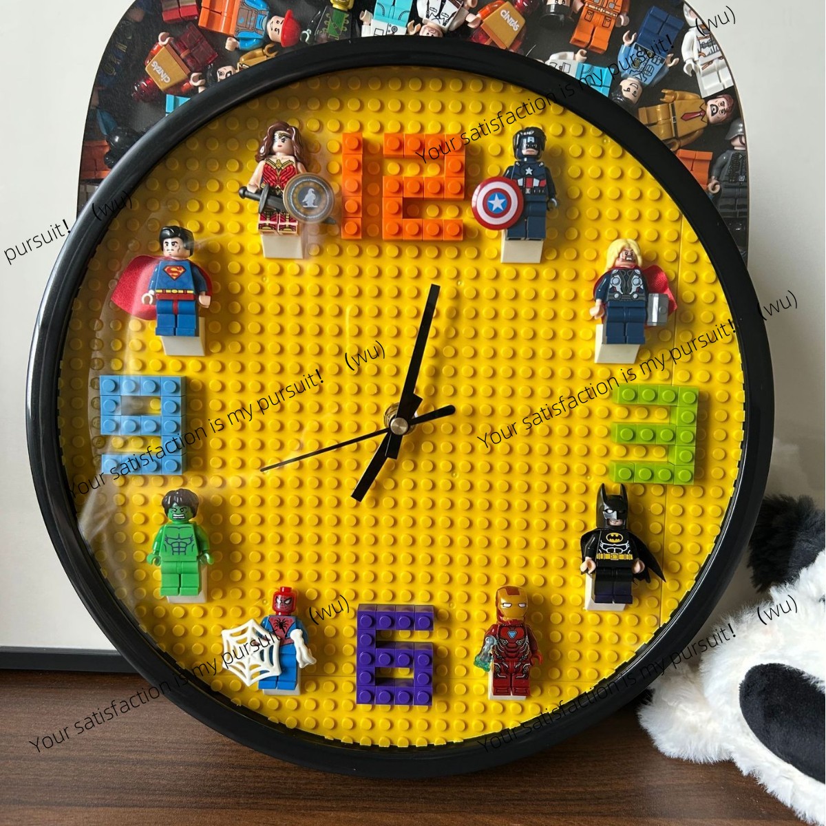 นาฬิกาติดผนังรูปตัวการ์ตูนแบบต - Interior Design Lego บทวิจารณ์และราคา