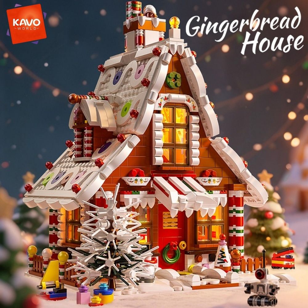 KAVOWORLD ชุดตัวต่อบ้านขนมปังข - Interior Design Lego บทวิจารณ์และราคา