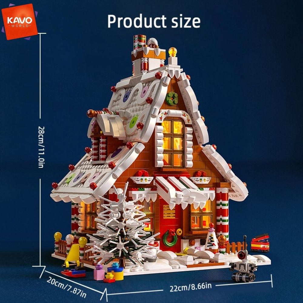KAVOWORLD ชุดตัวต่อบ้านขนมปังข - Interior Design Lego บทวิจารณ์และราคา