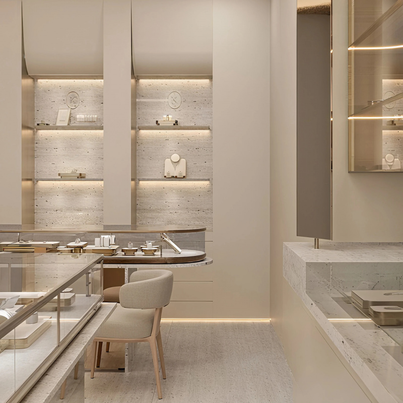 ร้านขายเครื่องประดับหรูหรา ออก - Interior Designer บทวิจารณ์และราคา