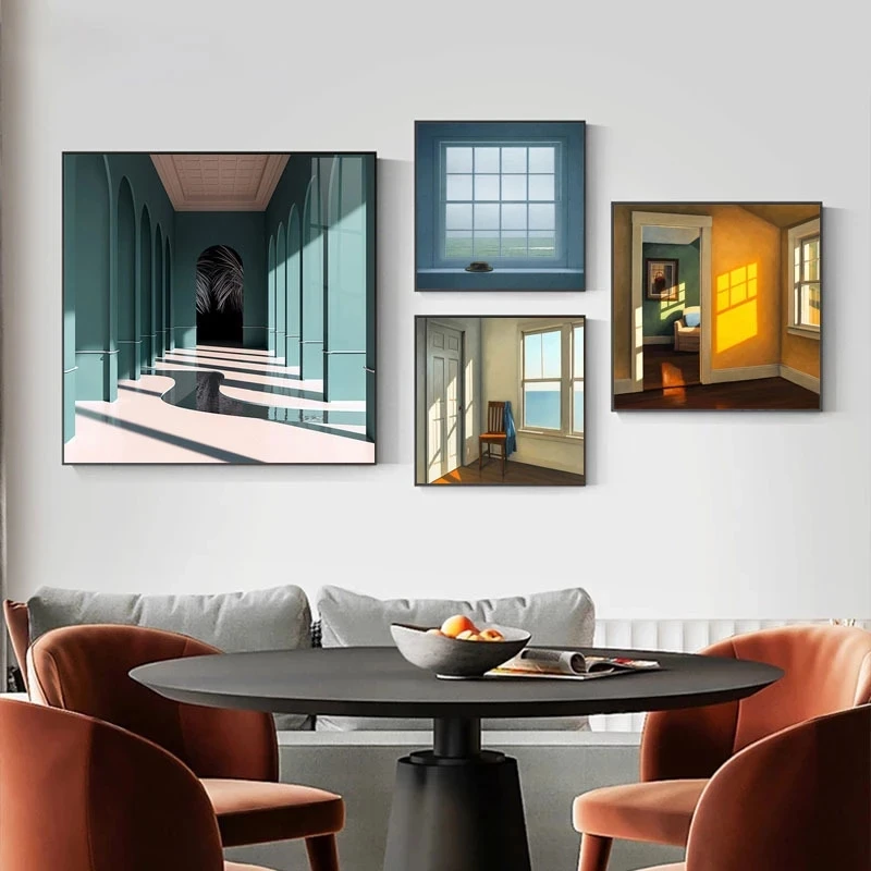 Nordic หน้าต่างภายนอกภูมิทัศน์ - Interior Design Home Decor บทวิจารณ์และราคา