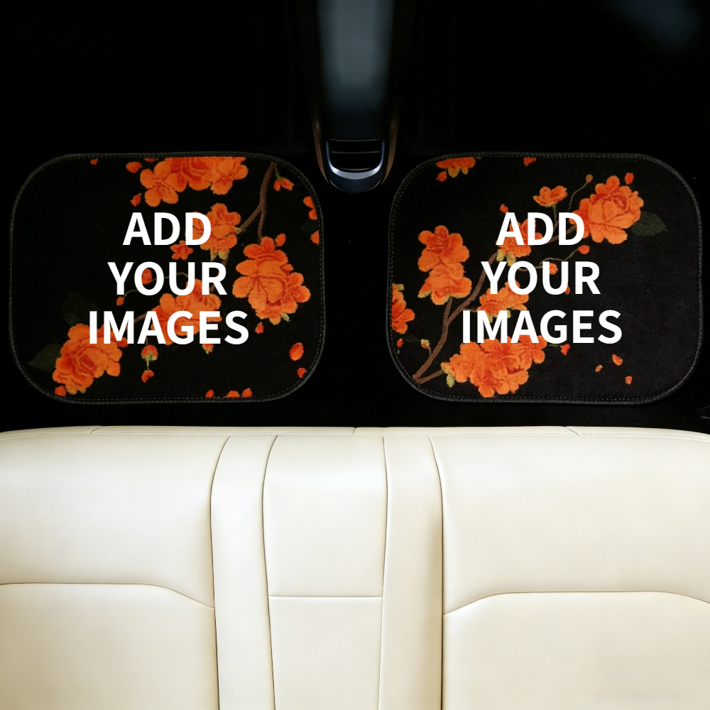 1 ชุด/2 ชุด พรมปูพื้นรถยนต์แบบ - Interior Designer บทวิจารณ์และราคา