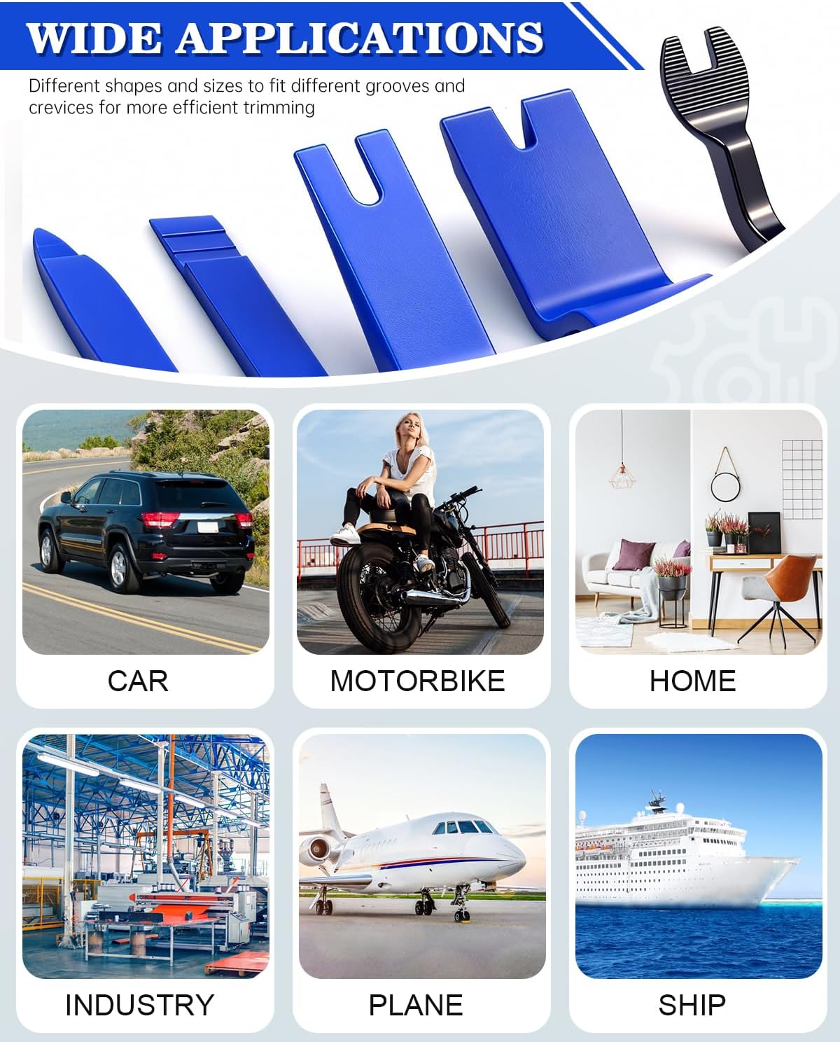 ชุดเครื่องมือช่างรถยนต์ 8 ชิ้น - Interior Design Tools บทวิจารณ์และราคา