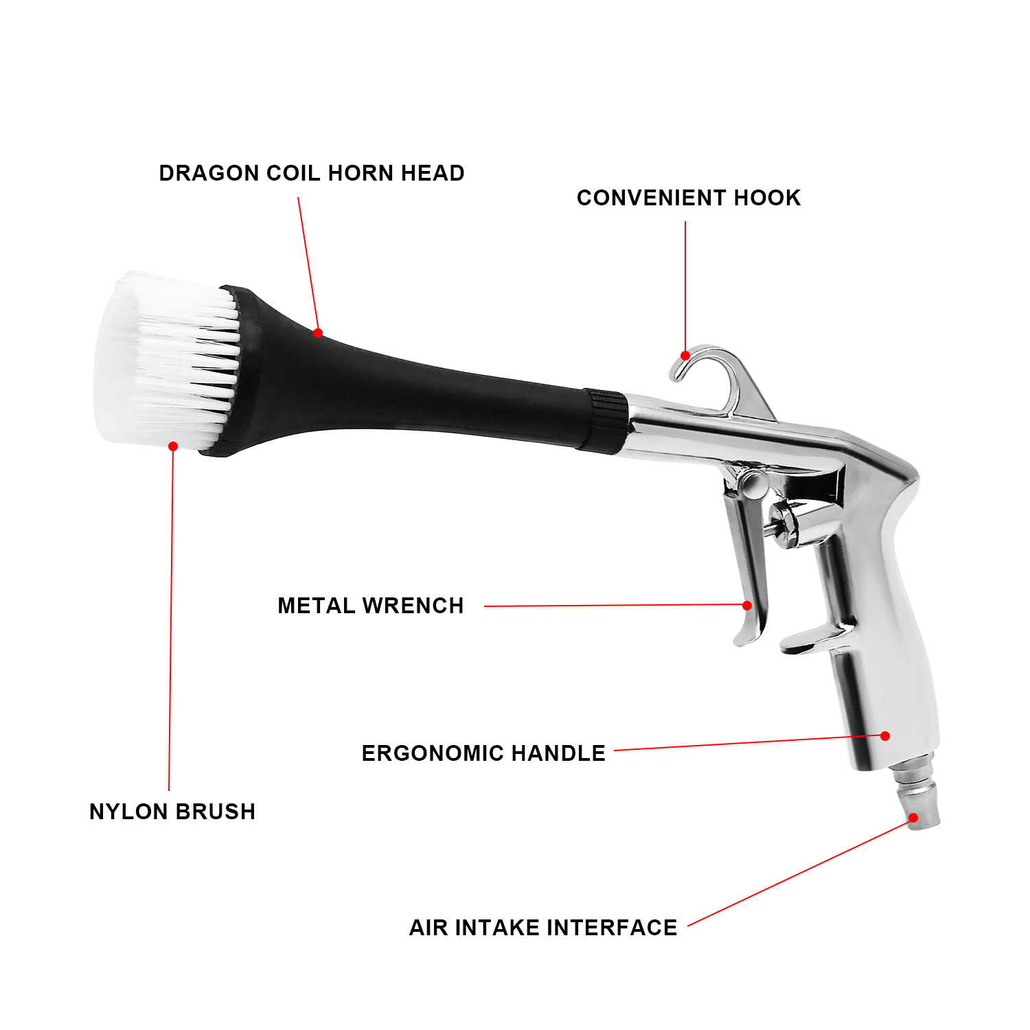 ปืนฉีดล้างรถยนต์อลูมิเนียมอัลล - Interior Design Tools บทวิจารณ์และราคา