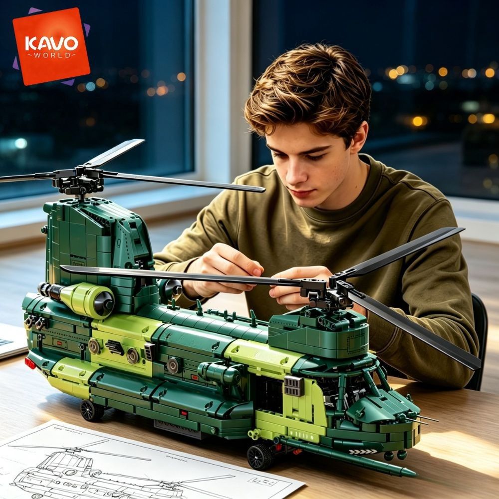KAVOWORLD ชุดของเล่นประกอบเฮลิ - Interior Design Lego บทวิจารณ์และราคา